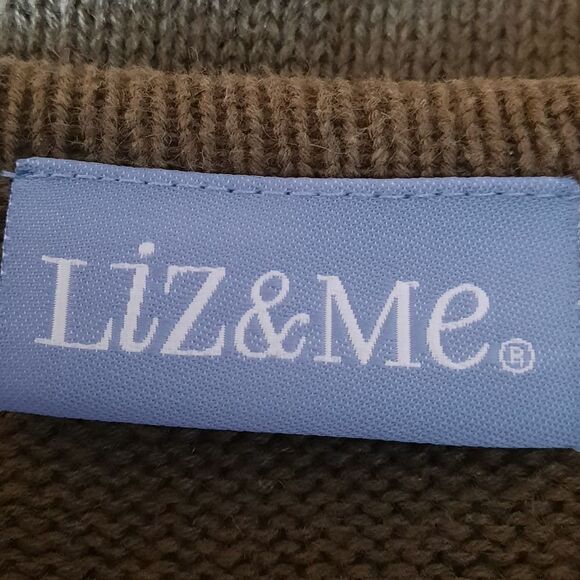 Liz & Me Sweater Ladies 3x‎ embroidered designed Grandmacore - Picture 8 of 8